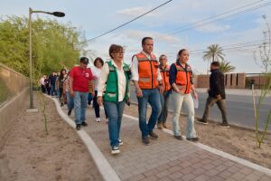 Verifican Toño Astiazarán y residentes del Norponiente avance del Parque Lineal Lázaro Cárdenas1