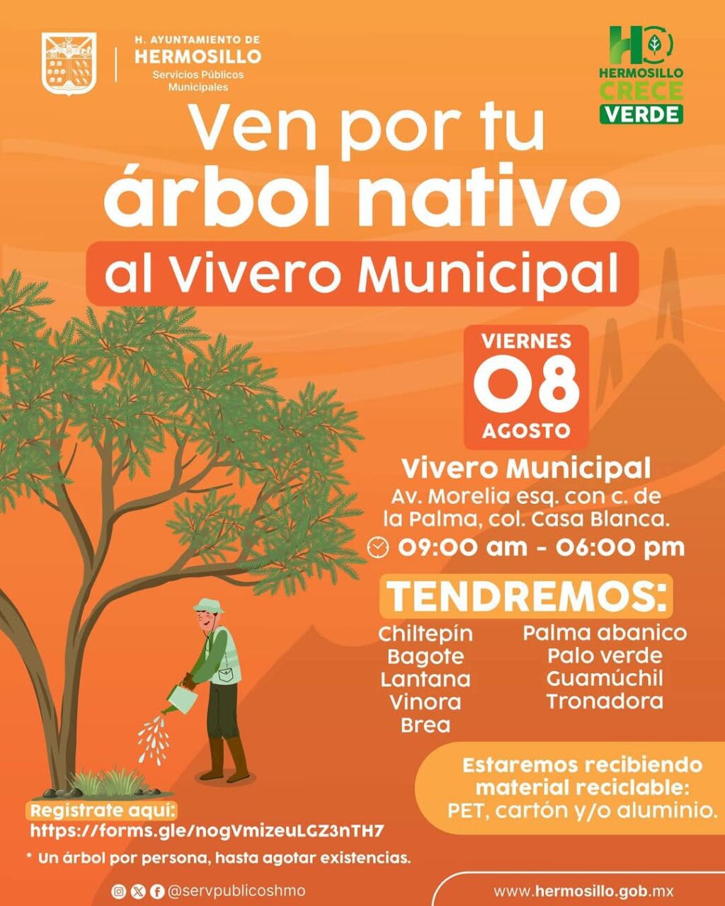 Tendrá Ayuntamiento de Hermosillo jornada de entrega de árboles nativos este viernes1