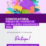 Congreso de Sonora cierra convocatoria de la Presea del Poderío de las Mujeres este 15 de octubre